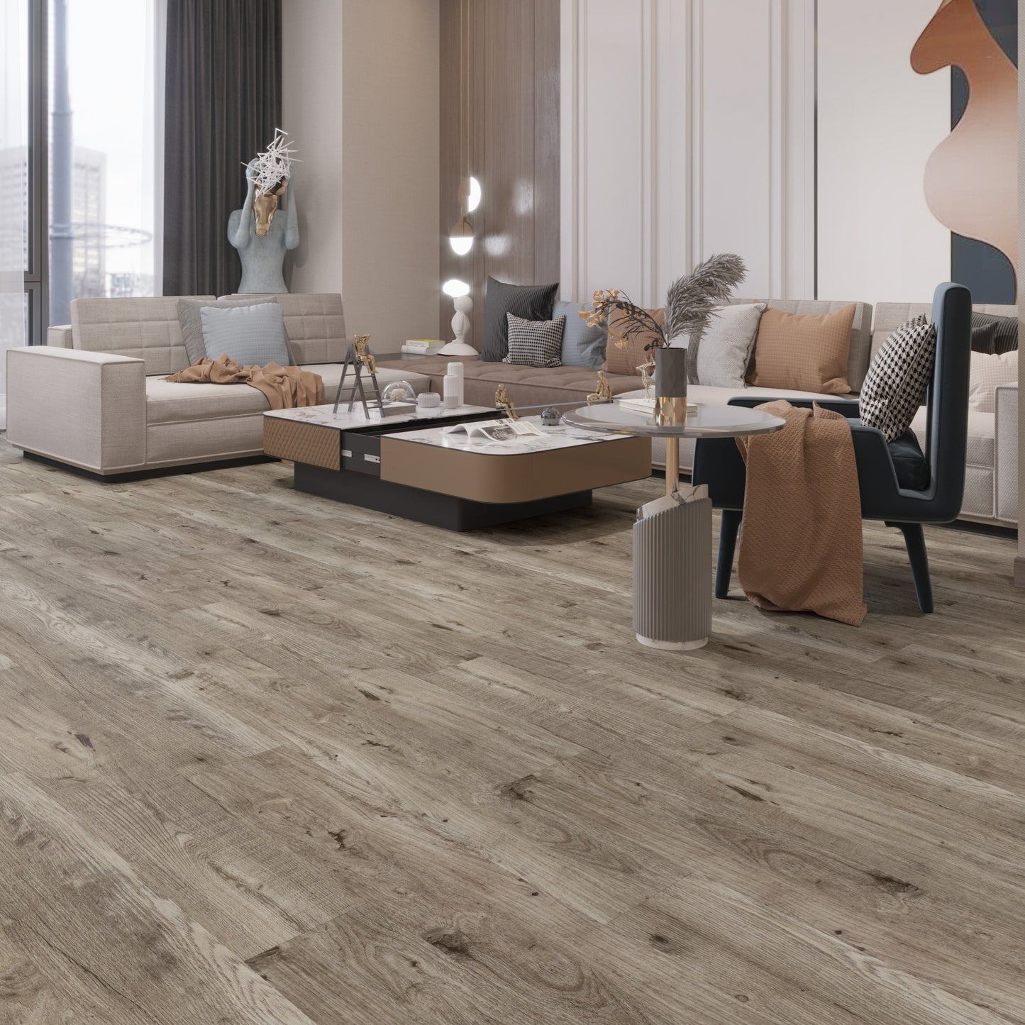 Honey - Rigid Core Floor (7" x 48") - PrimeSource